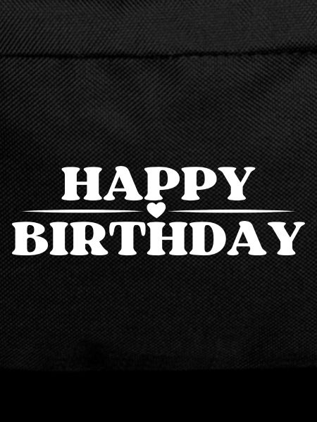 Happy Birthday