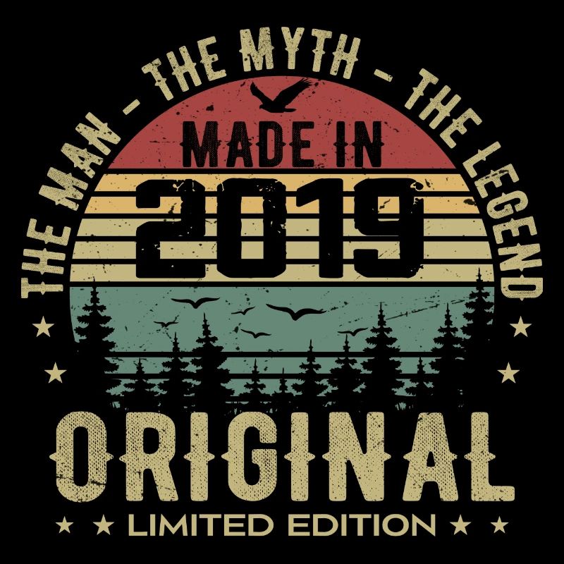Original 2019 Retro 2019 Geburtstagsgeschenk 2019