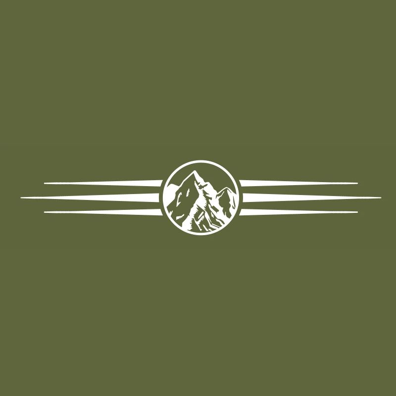 mountains icon line