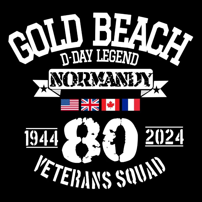 D DAY Gold 80th anniversary