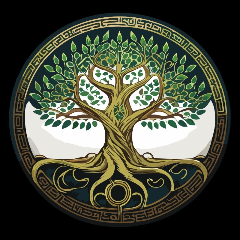 Baum des Lebens Wikinger Midgard Thor Walhalla