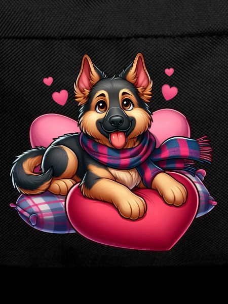 German Shepherd Love Heart