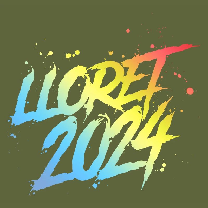 Lloret De Mar 2024 Équipe de vacances colorée