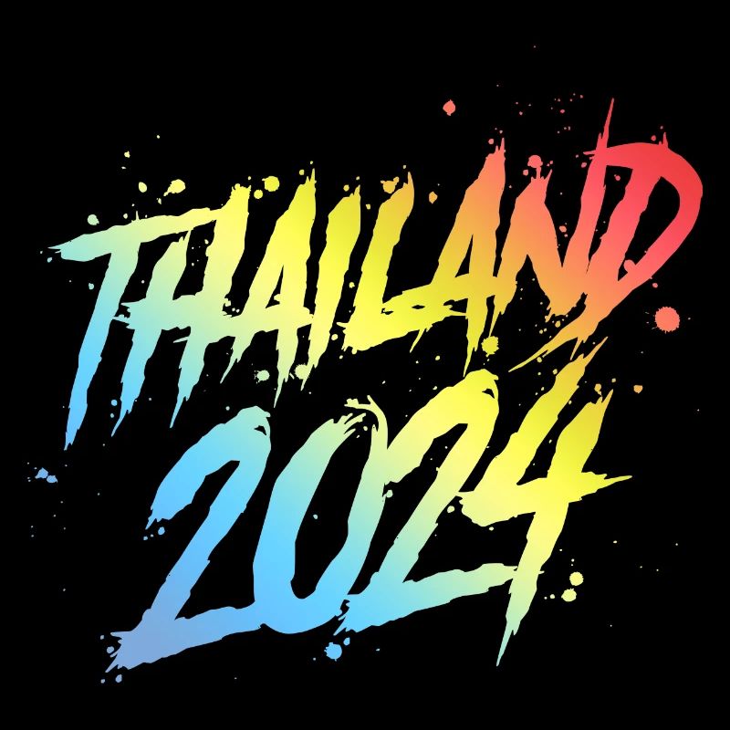 Thailand 2024 Bunt Urlaub Team