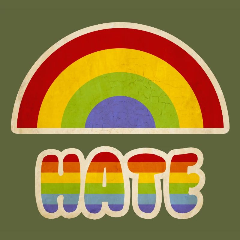 Rainbow hate parody