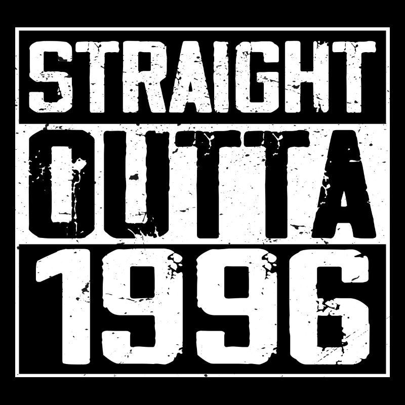 Straight Outta 1996 Retro 1996 Anniversary Gift