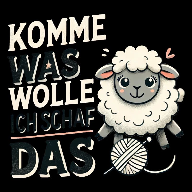 Komme was wolle ich Schaf das