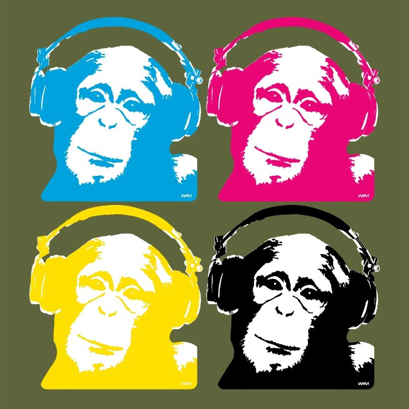 4 dj monkeys