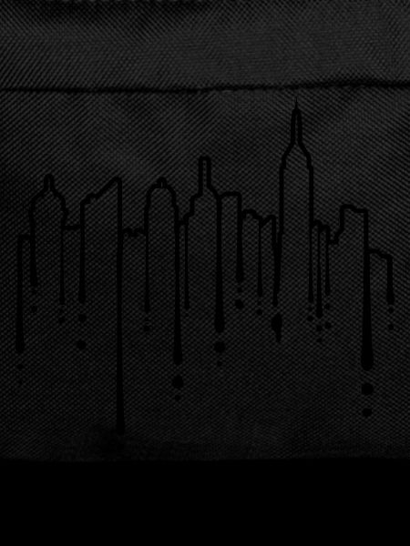 Silhouette Graffiti Skyscrapers