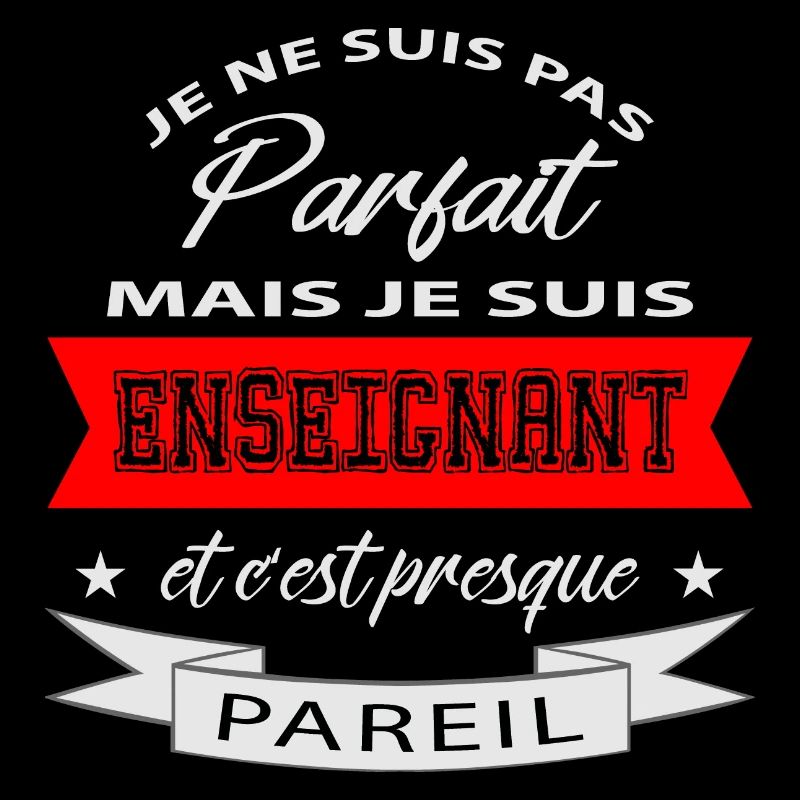 Je ne suis pas parfait mais je suis enseignant