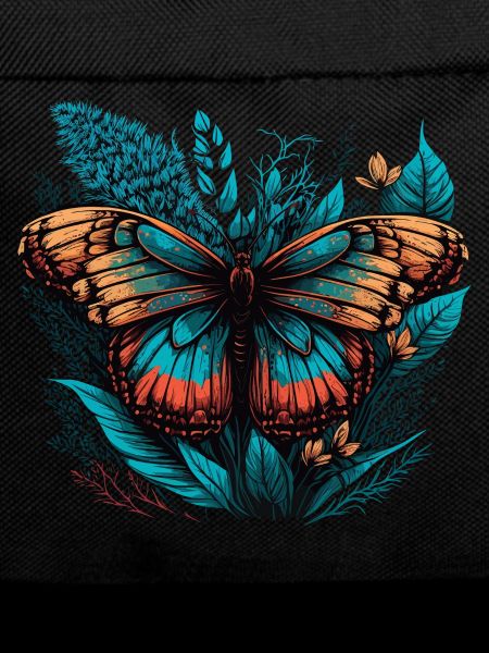 Butterfly Among the Plants