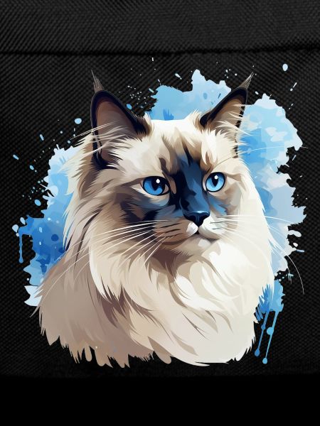 Cat Head Sacred Birman