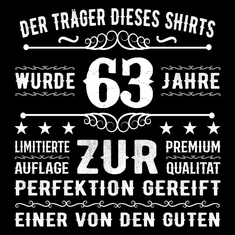 63 Years Gift Idea for 63 - Birthday