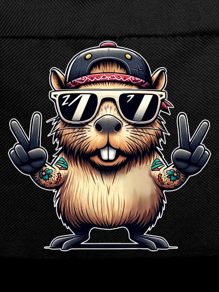 Capybara Peacezeichen
