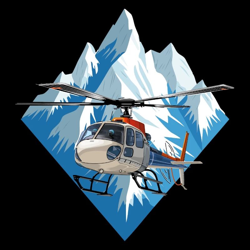 Hubschrauber im Wintereinsatz