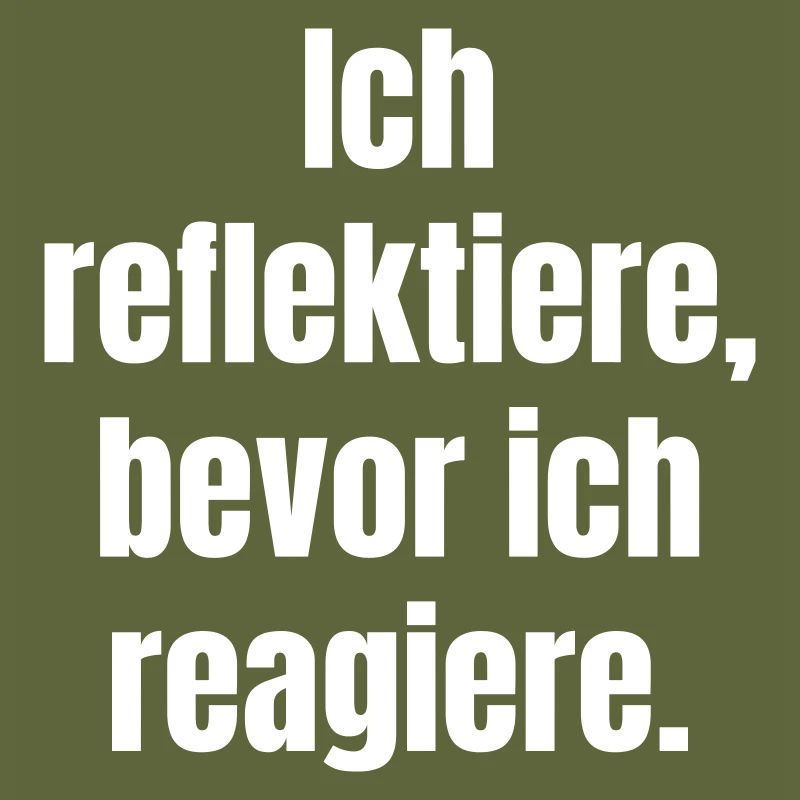 Reflect before you react