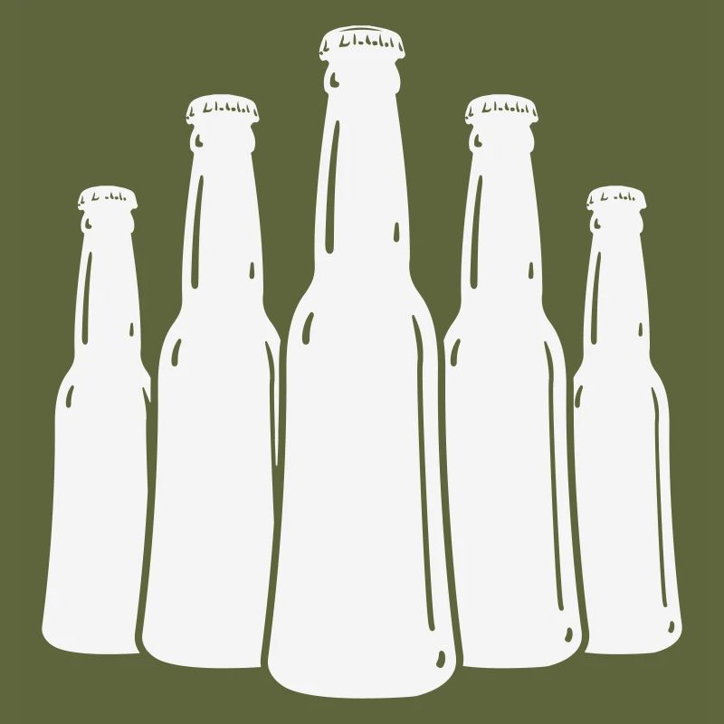 Bierflaschen Silhouette
