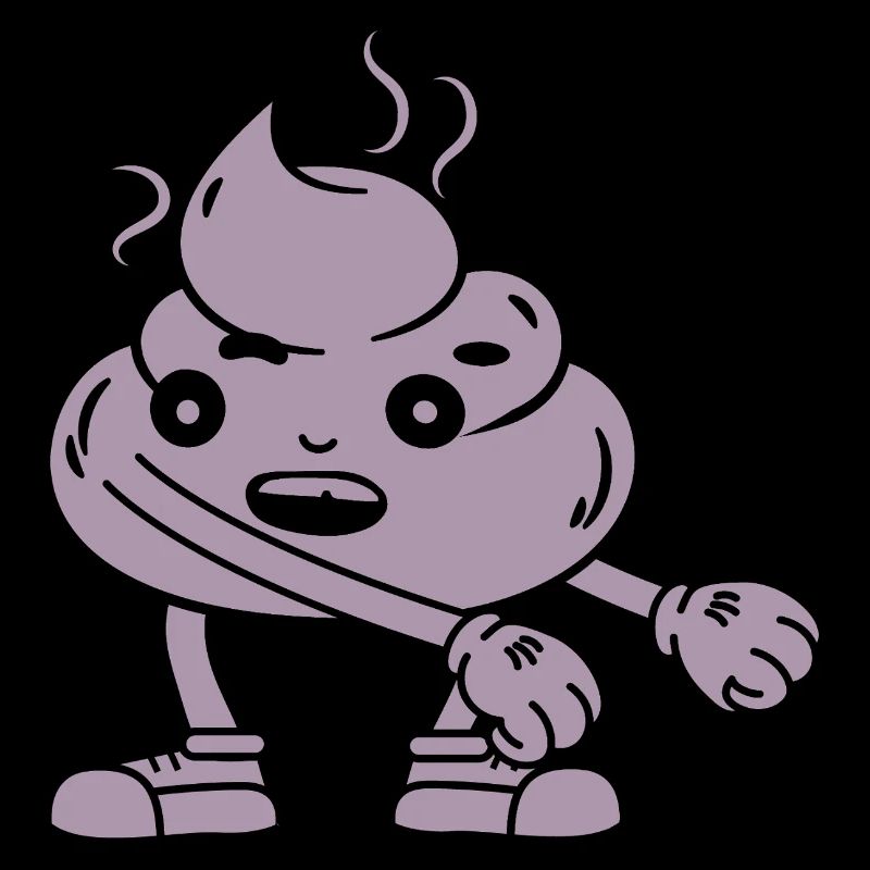 Funny poop pile dancing