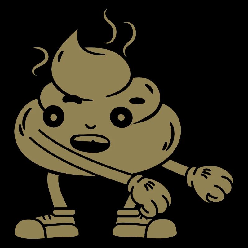 Funny poop pile dancing