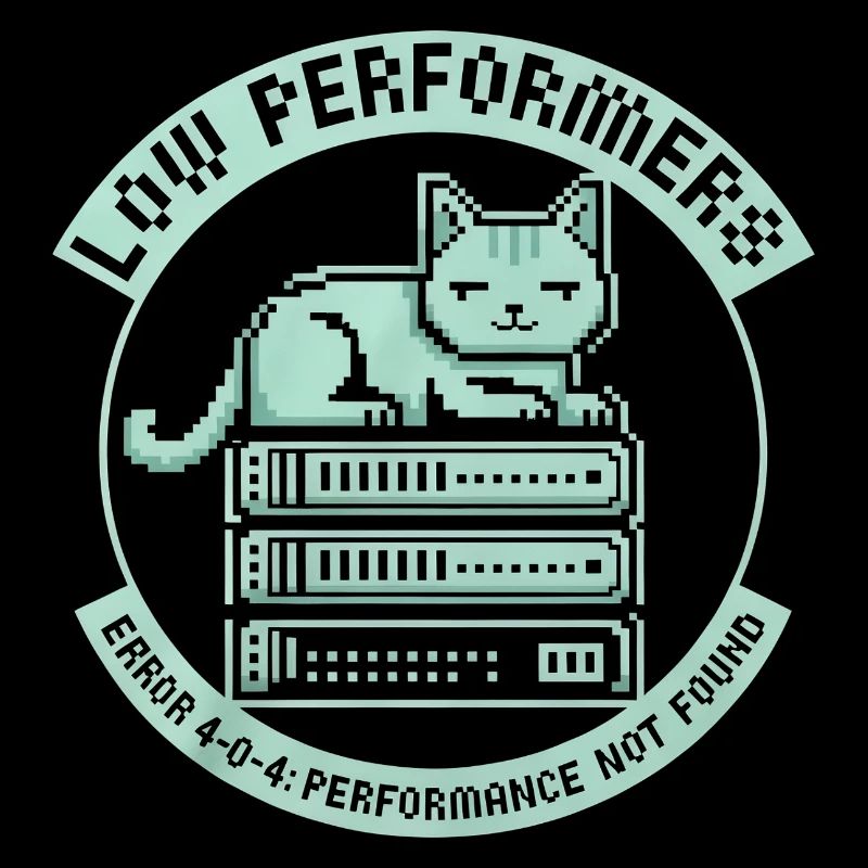 Low Performers Cat Server Pixel Art