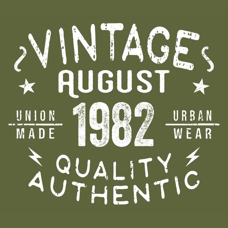 August 1982 Birthday Gift August 1982 Retro