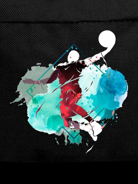 Basketball Basketballspieler Dunking Splash Bunt