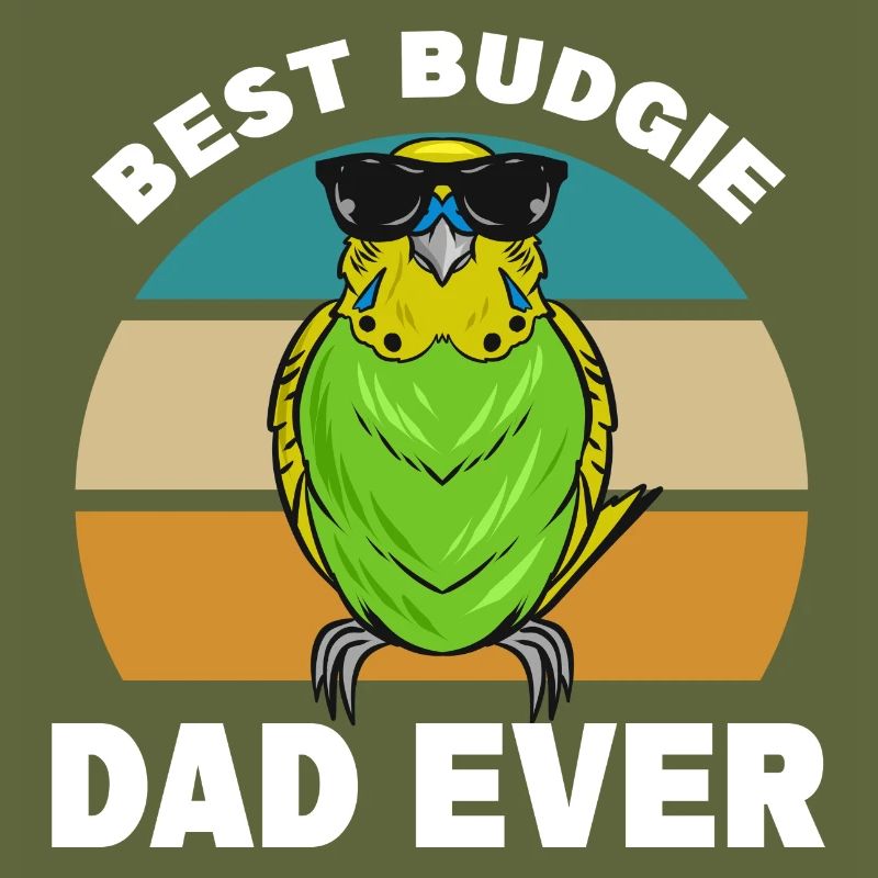 Budgerigar Papa | Pets Birds Animals Gift