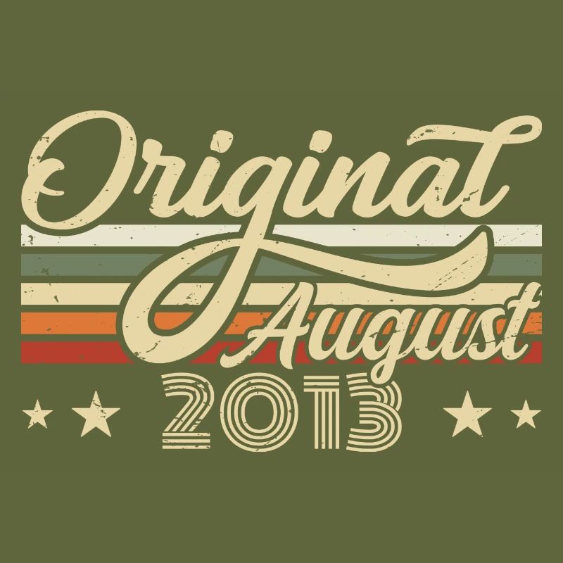 August 2013 Geburtstag August 2013 - Original 2013