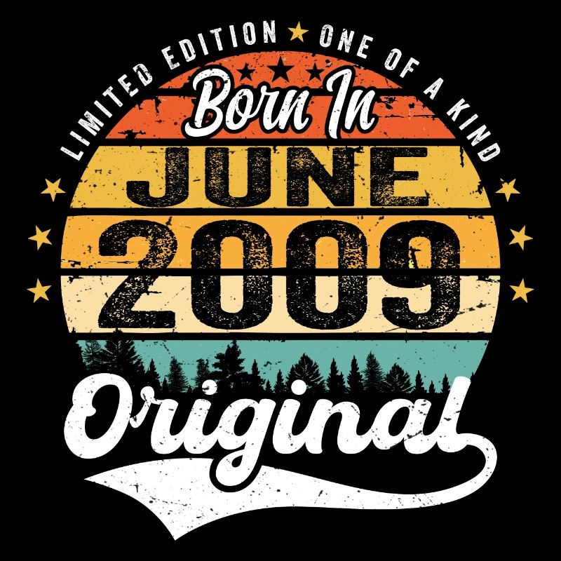Born in June 2009 Birthday Gift June 2009
