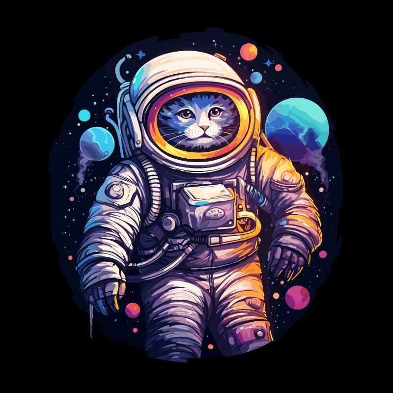Univers des astronautes de l’espace Cat