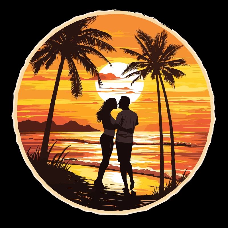 Beach, Island, Sea, Sunset