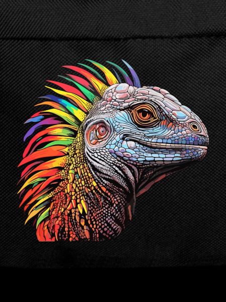Kaleidoscopic reptile