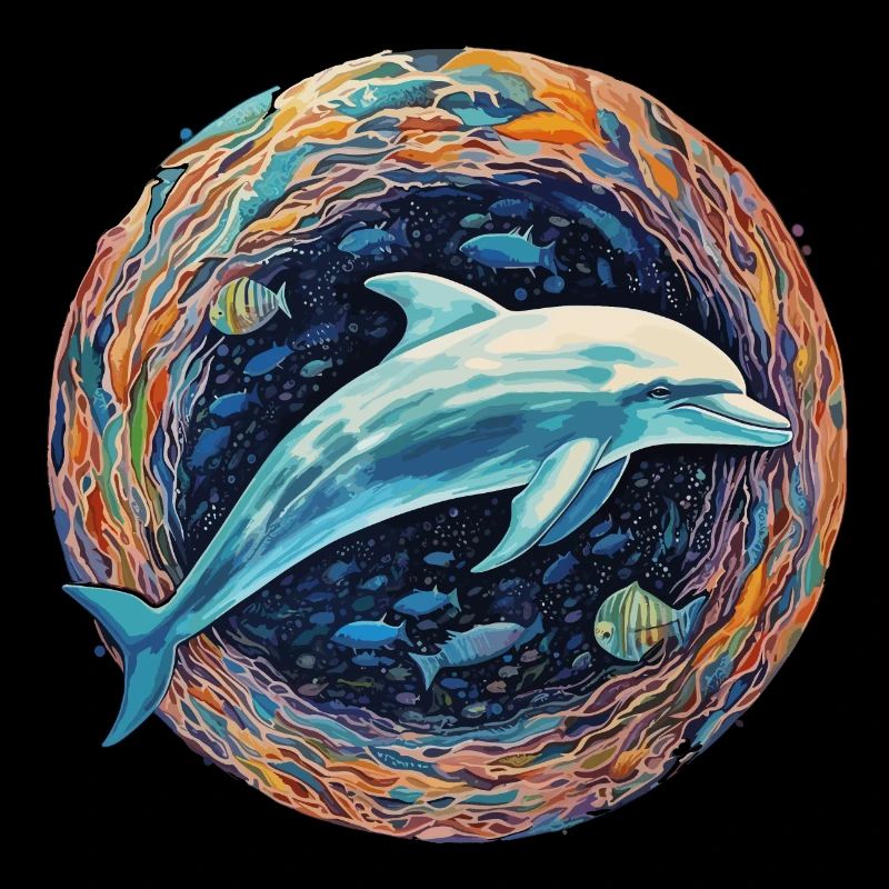 Delphin -Himmels -Leuchttiefe