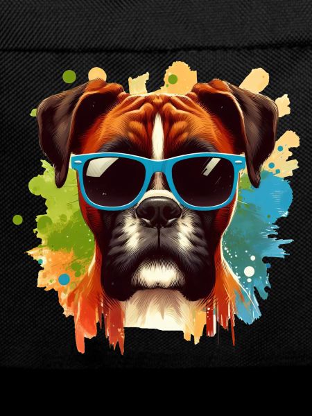 Bunte Boxer-Hund-Splash-Kunst