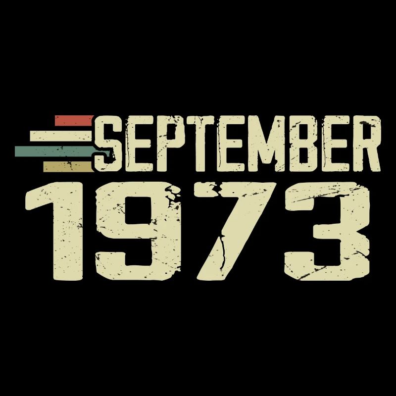 Septembre 1973 Idée cadeau Vintage Septembre 1973