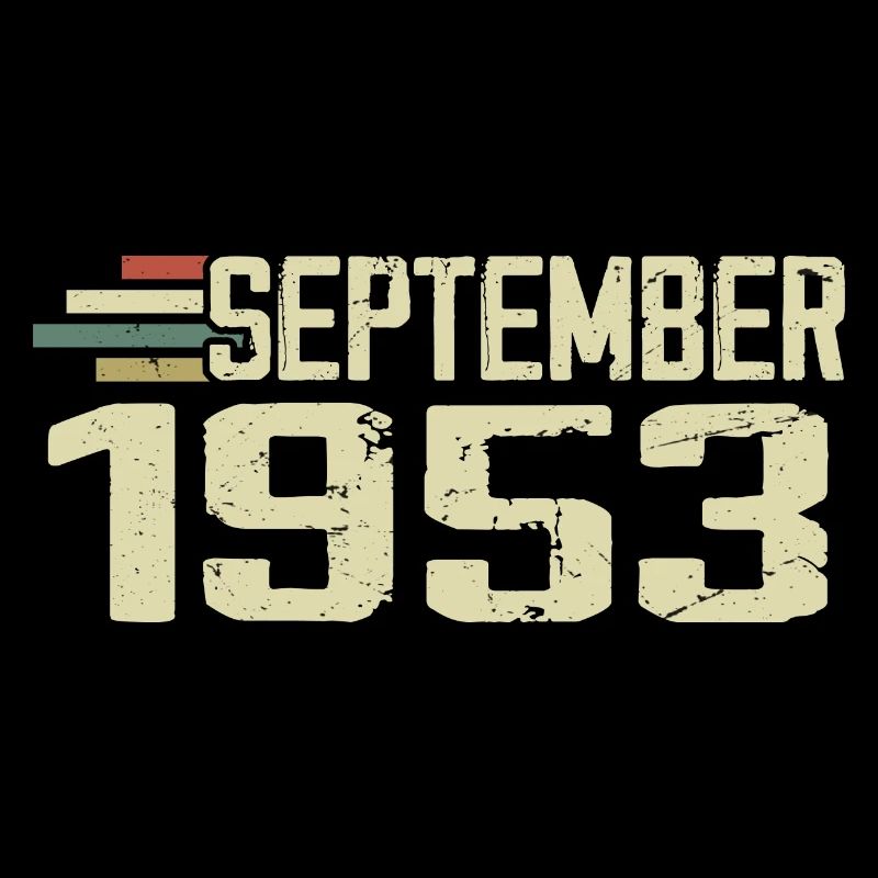 Septembre 1953 Idée Cadeau Vintage Septembre 1953