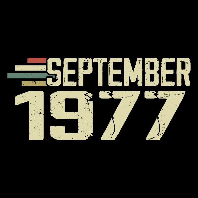 September 1977 Vintage Geschenkidee September 1977