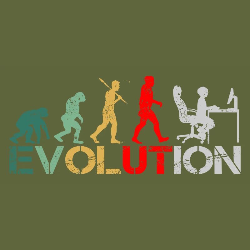 Computer Nerd Programmer Evolution funny