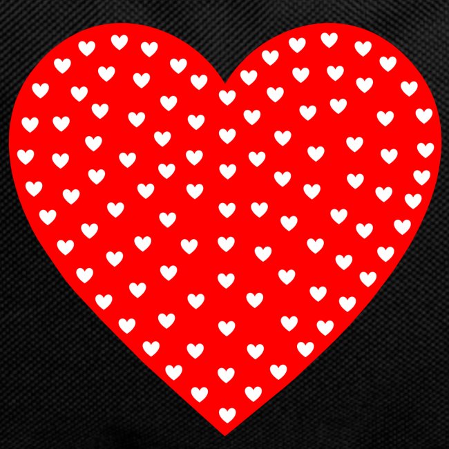 Rotes Herz mit Herzdot
