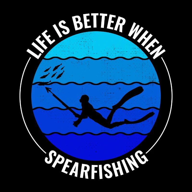 Speerfischen Speerfischen Speerfischer Fischen