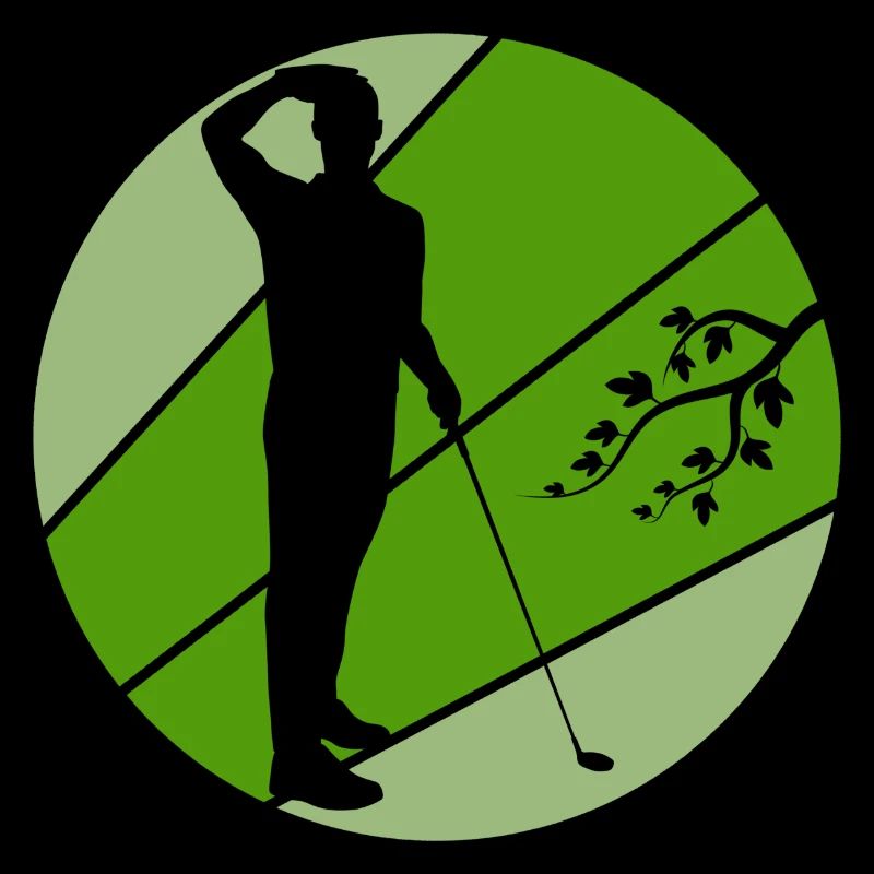 golf golf golfer tee off