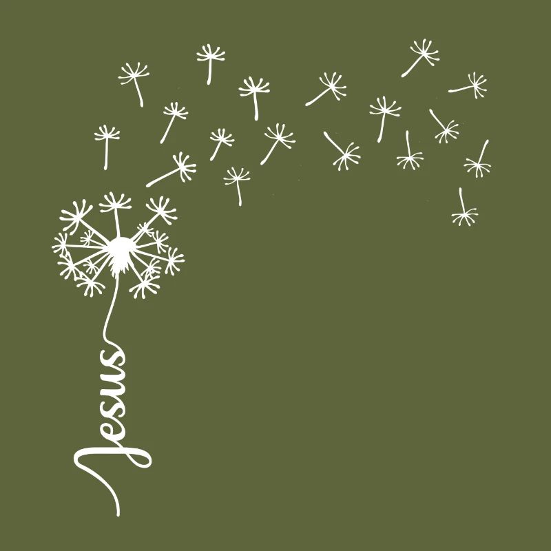 Jesus Dandelion design