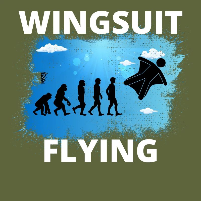 Wingsuit flying Base Jumping Skydiving Evolution