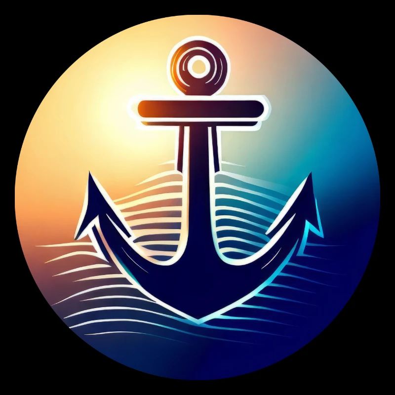 Anchor Sunset Round