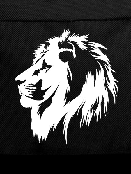 Lion Portrait (white)