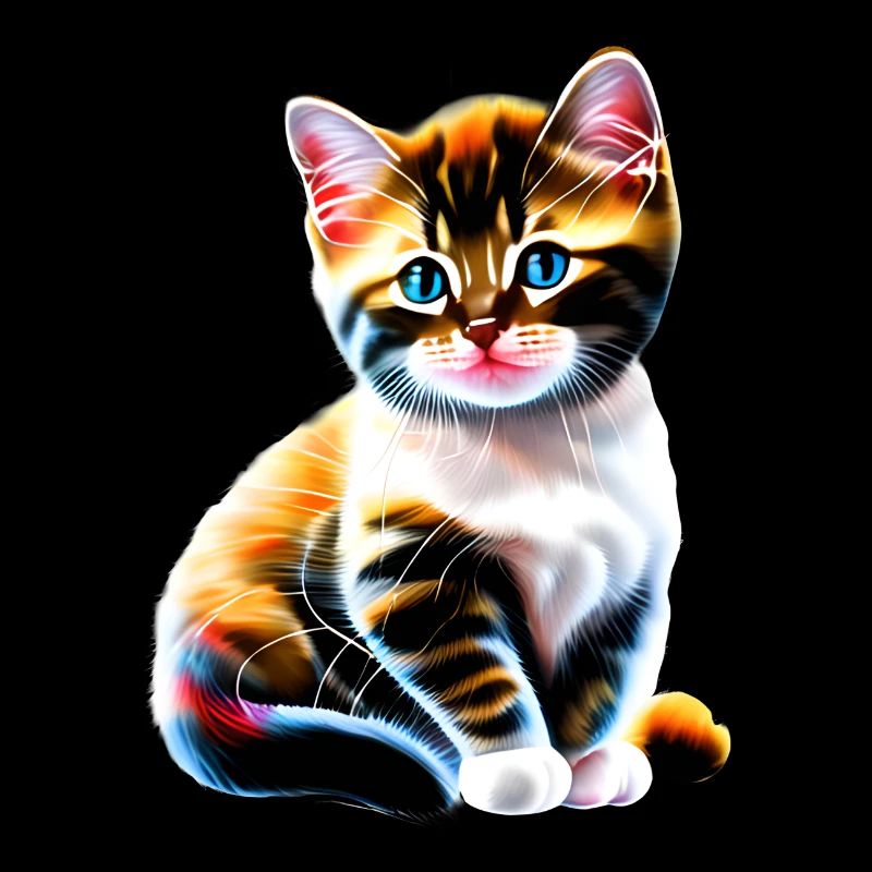 Bébé chat de Noël