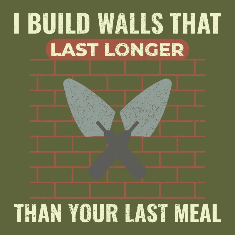 Bricklayer Masonry Construction Job Wall Builder