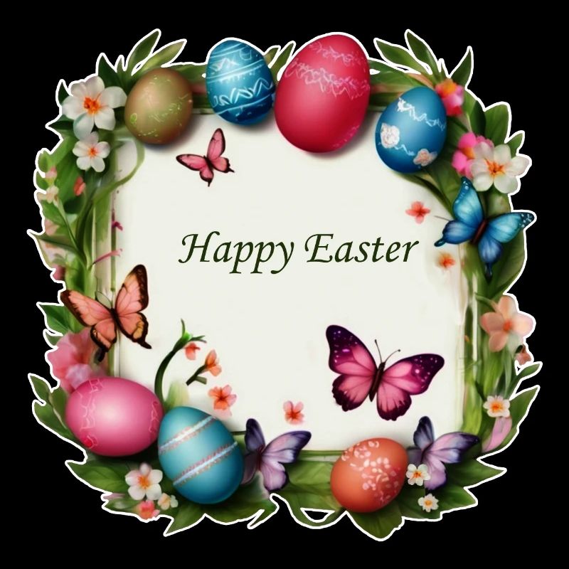 Osterkranz - Happy Easter