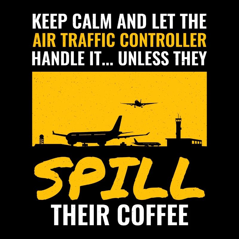 Air Traffic Coffee Controller ATC Aviation Humor