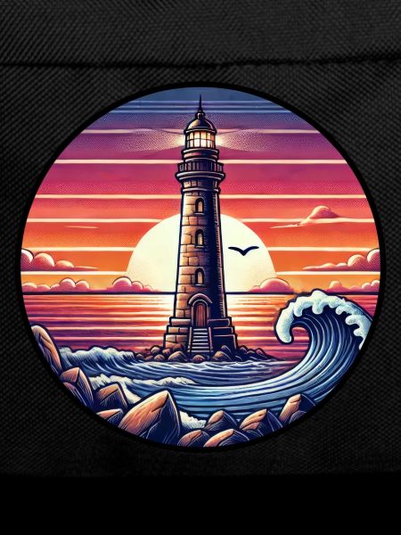 Lighthouse Sunset Ocean Sea Romance